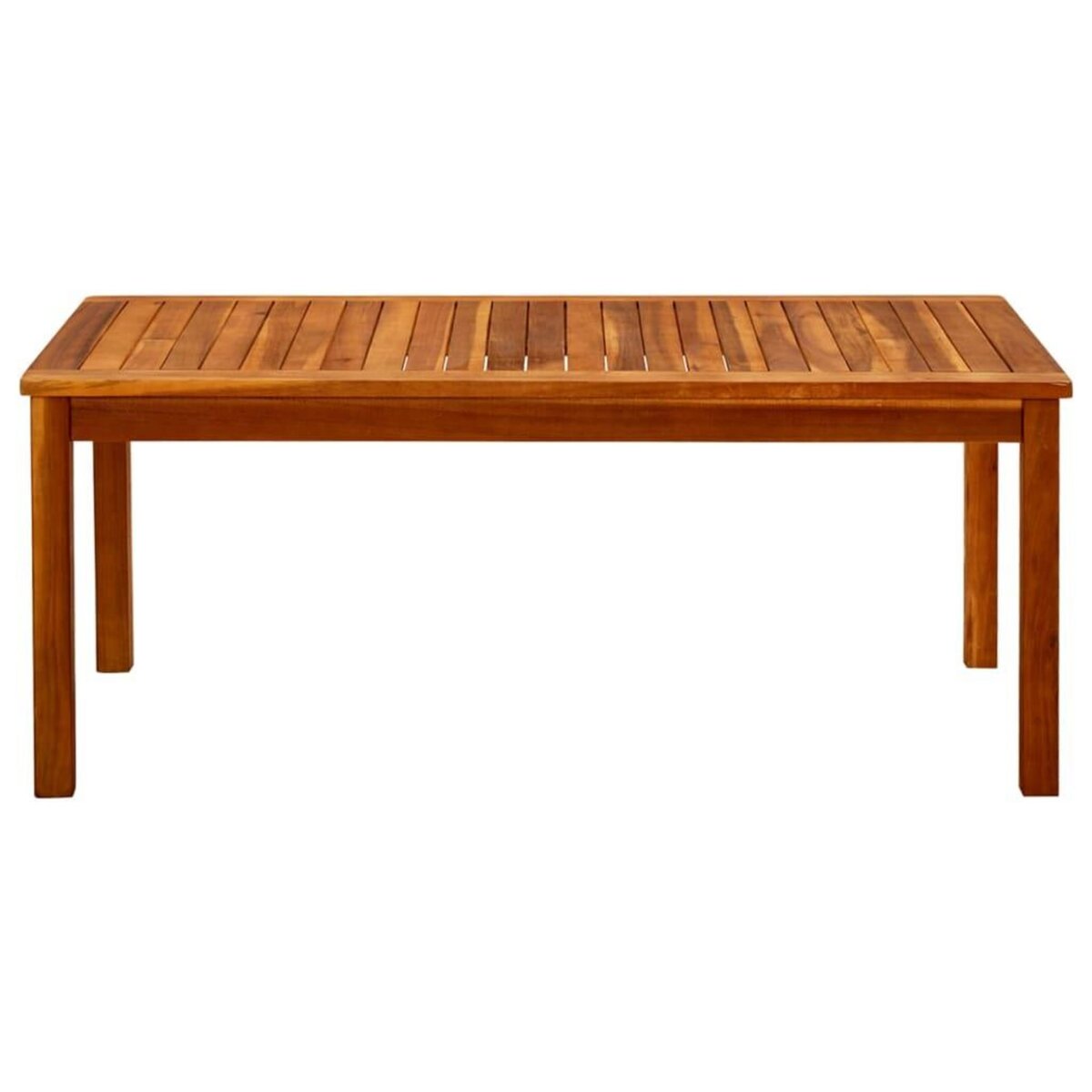 VIDAXL Table basse de jardin 110x60x45 cm Bois solide d'acacia