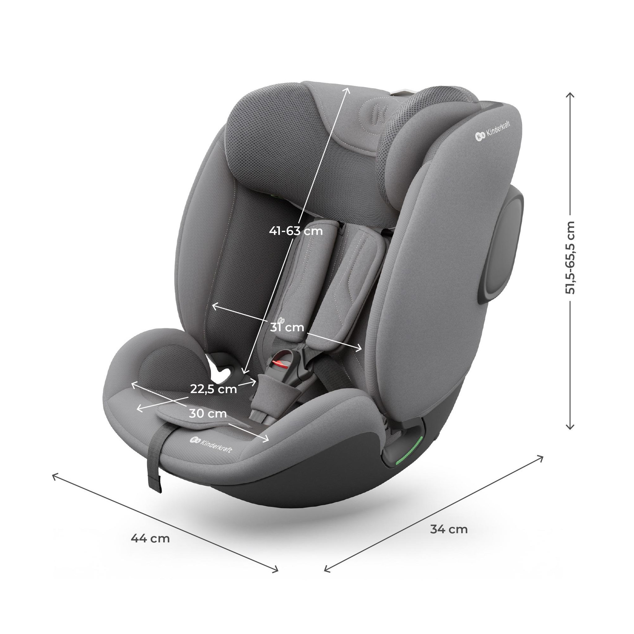 Voir la diapositive 6 : KINDERKRAFT Base isofix modulaire pour siège auto