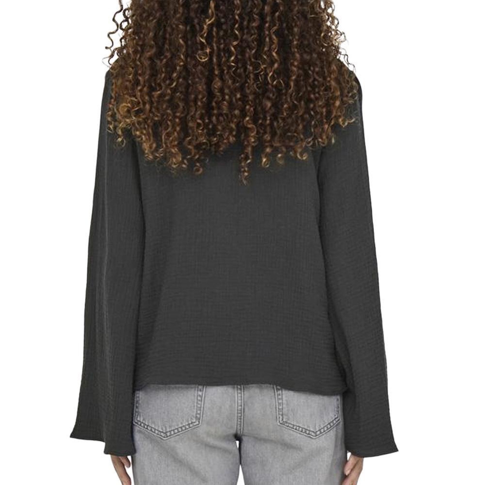 Voir la diapositive 2 : JACQUELINE DE YONG Blouse Grise Femme JDY Theis Life