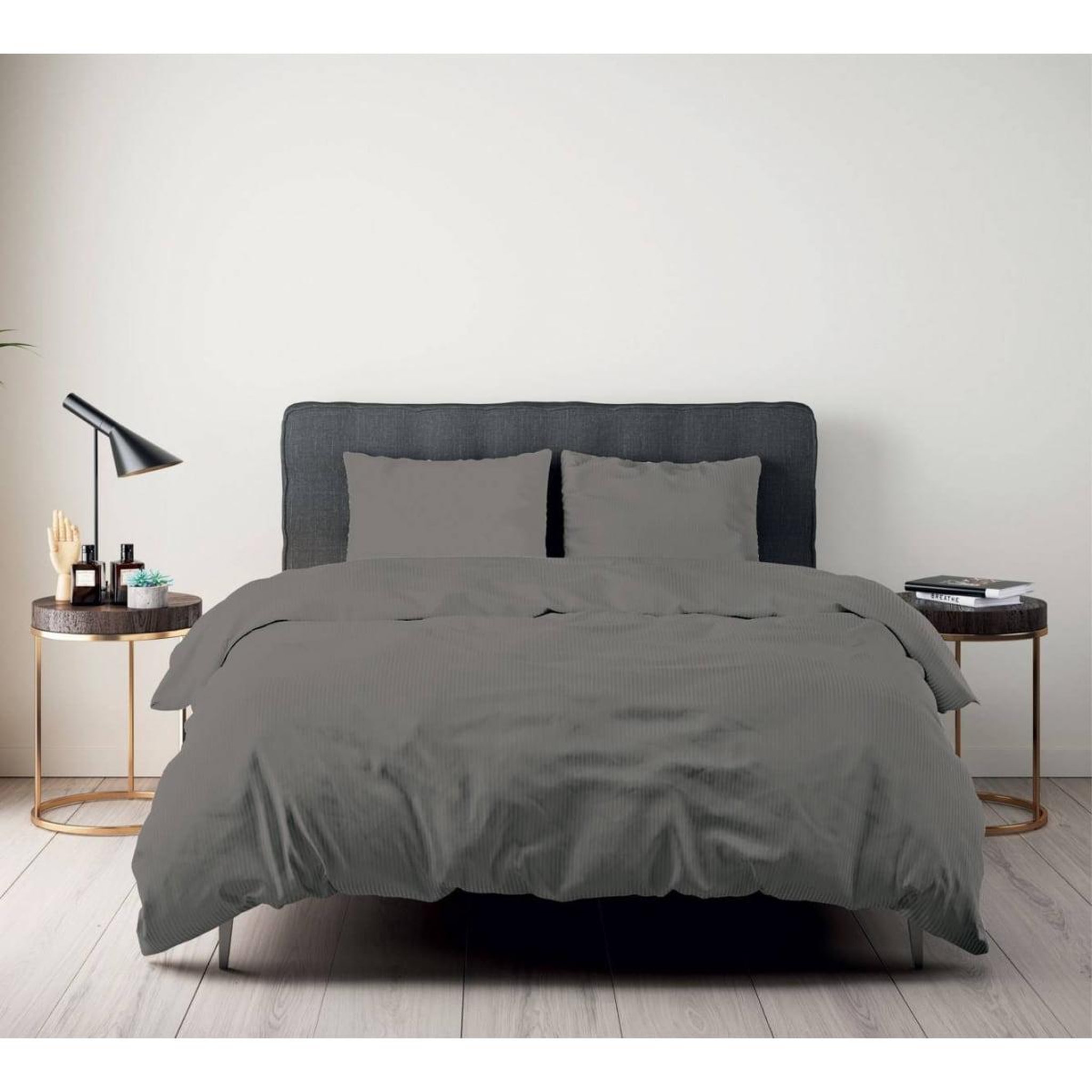 Voir la diapositive 3 : BELLECOUR Housse de couette Satin de coton VERSATIN