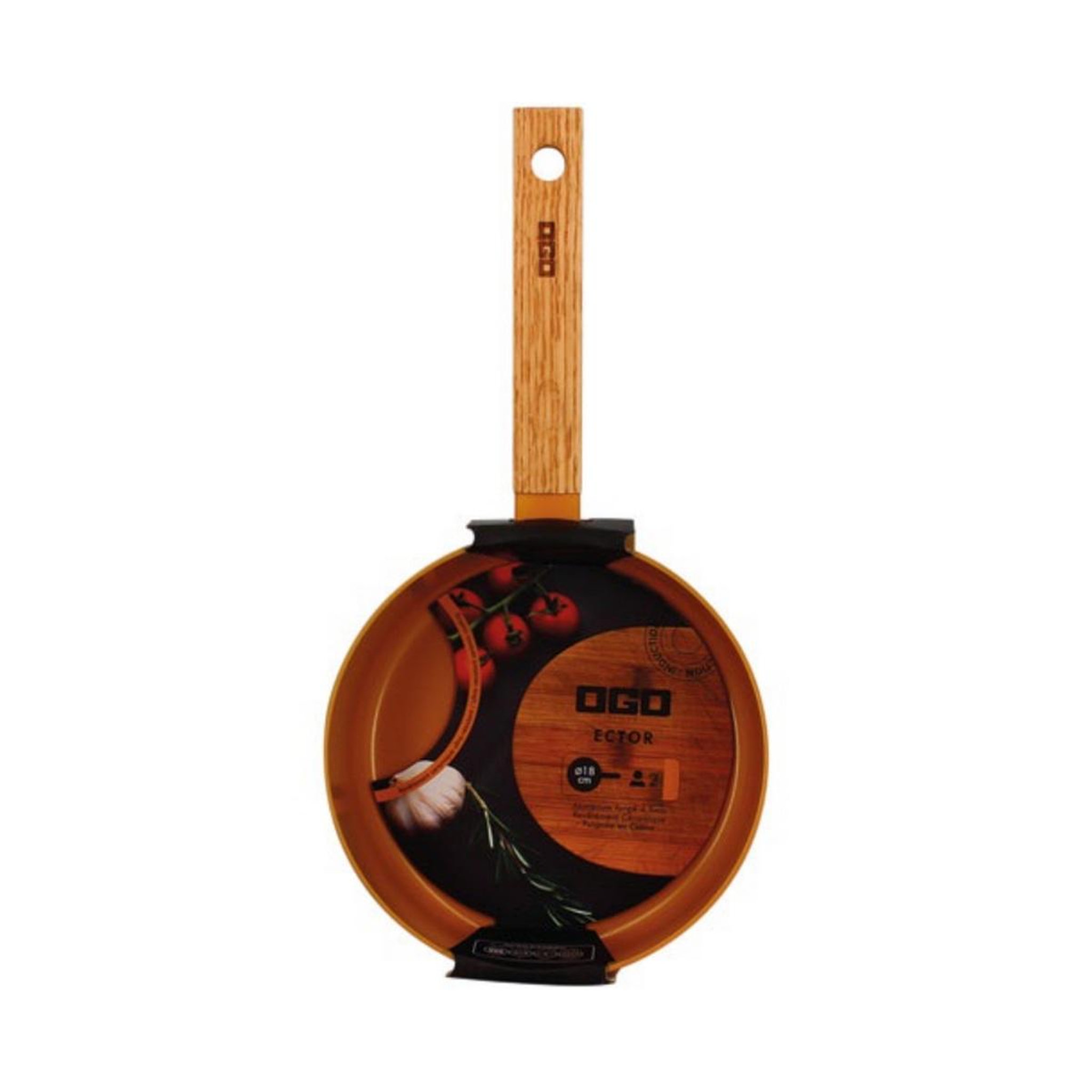 Voir la diapositive 4 : OGO LIVING Casserole 18cm jaune - 7930271