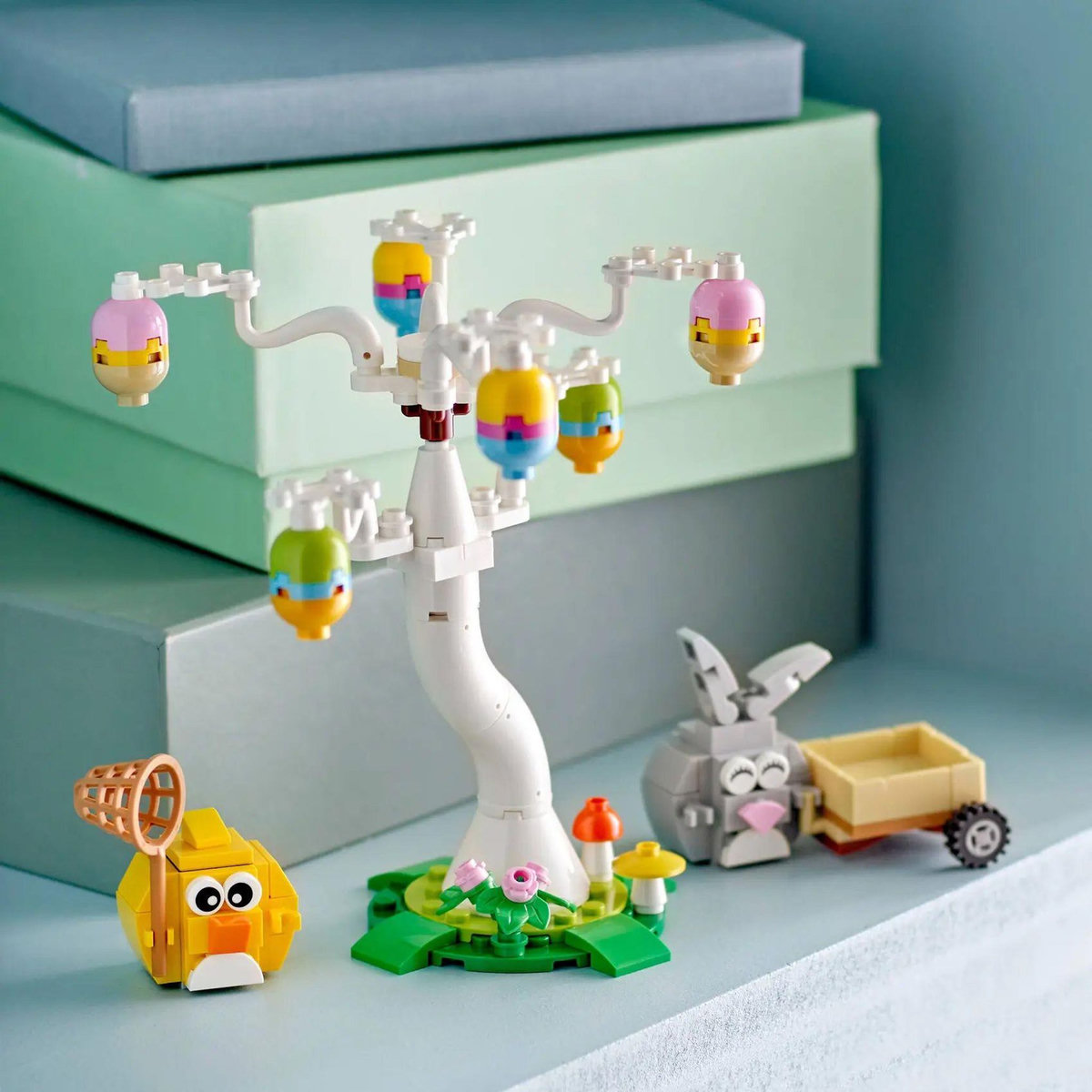 LEGO 40808 Le lapin de Pâques et la chasse aux œufs ® Iconic