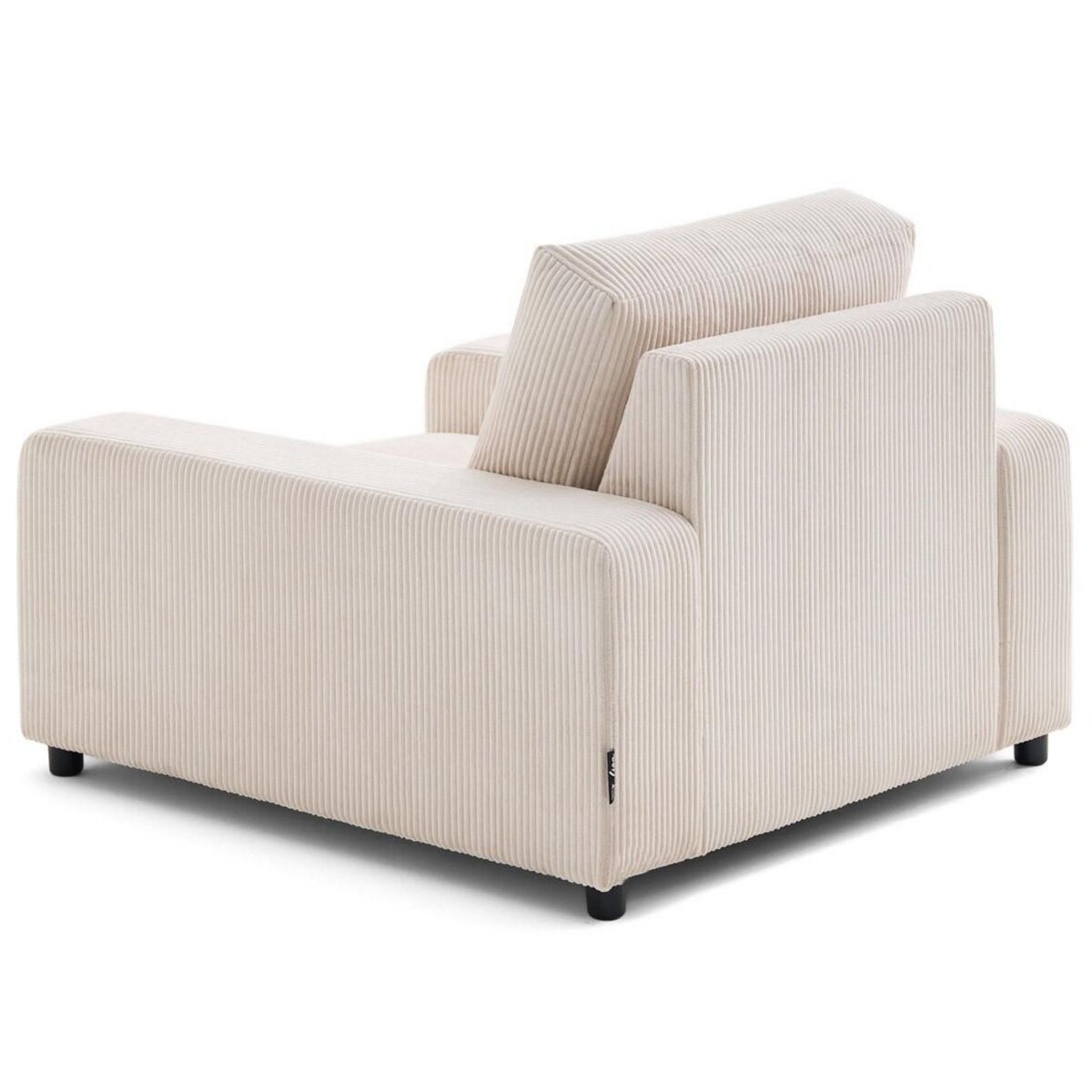 LISA DESIGN Pivoine - fauteuil en velours côtelé