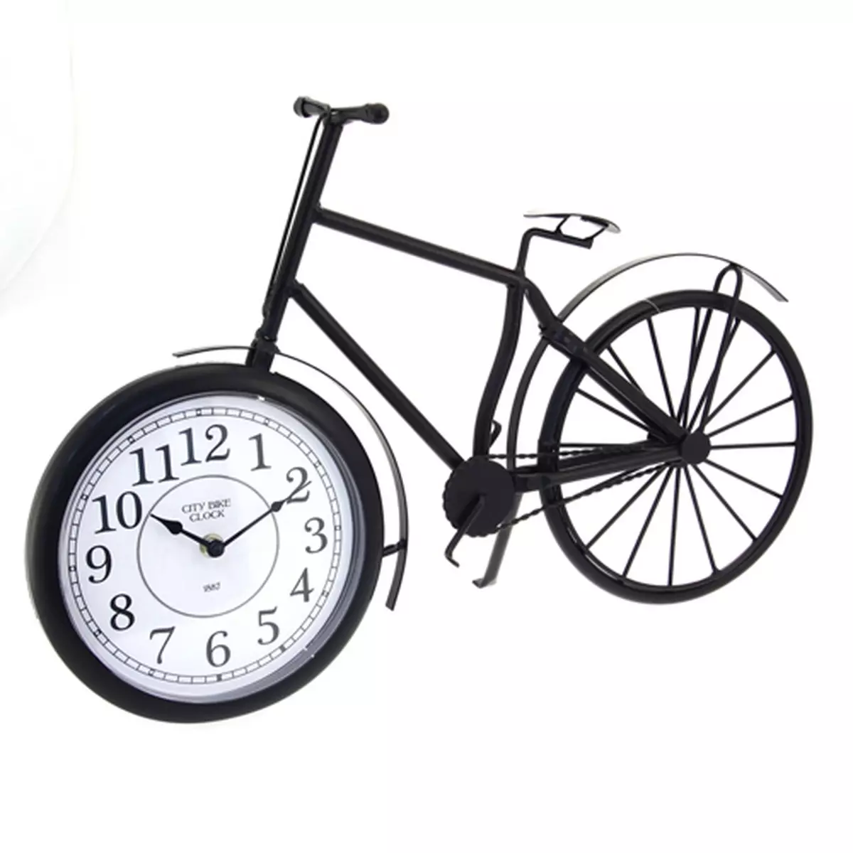 ATMOSPHERA Pendule décorative Vélo - L. 49 cm - Métal