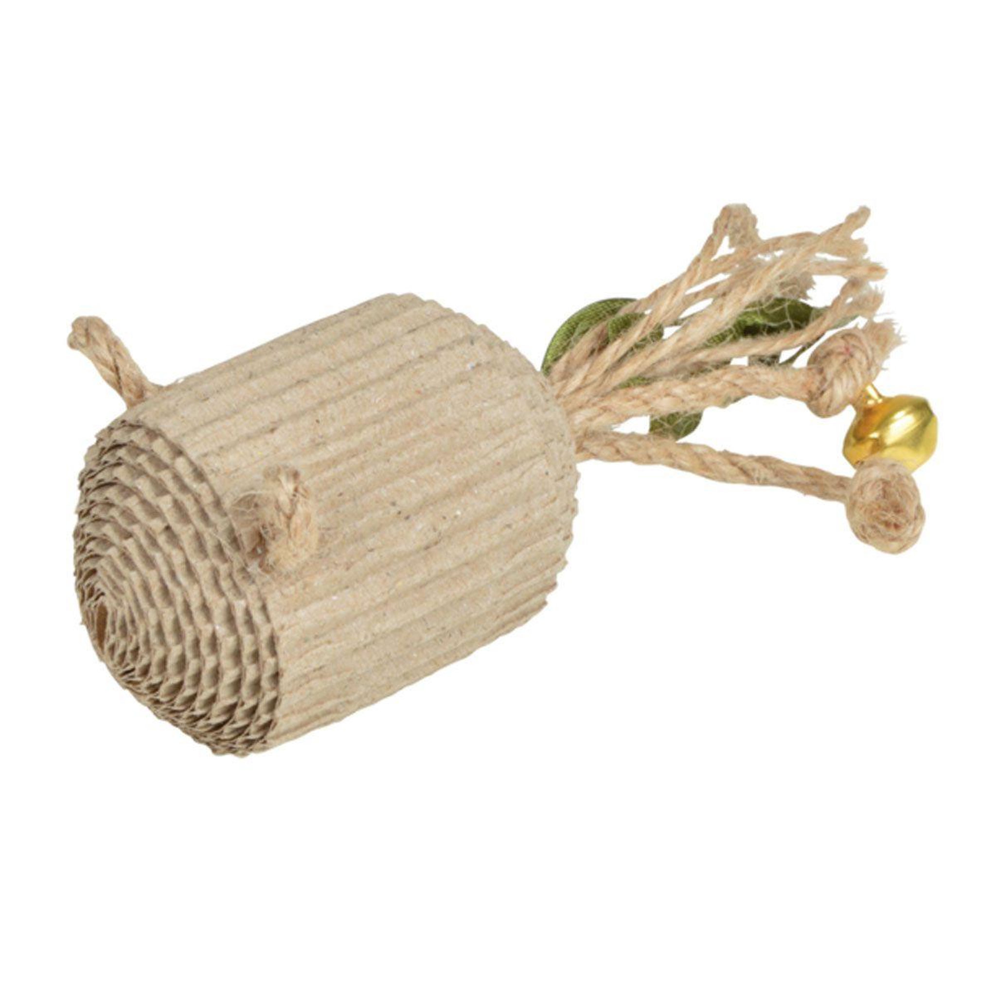 Voir la diapositive 1 : LOVE STORY Jouet pour Chat  Souris & Ficelles  12cm Naturel