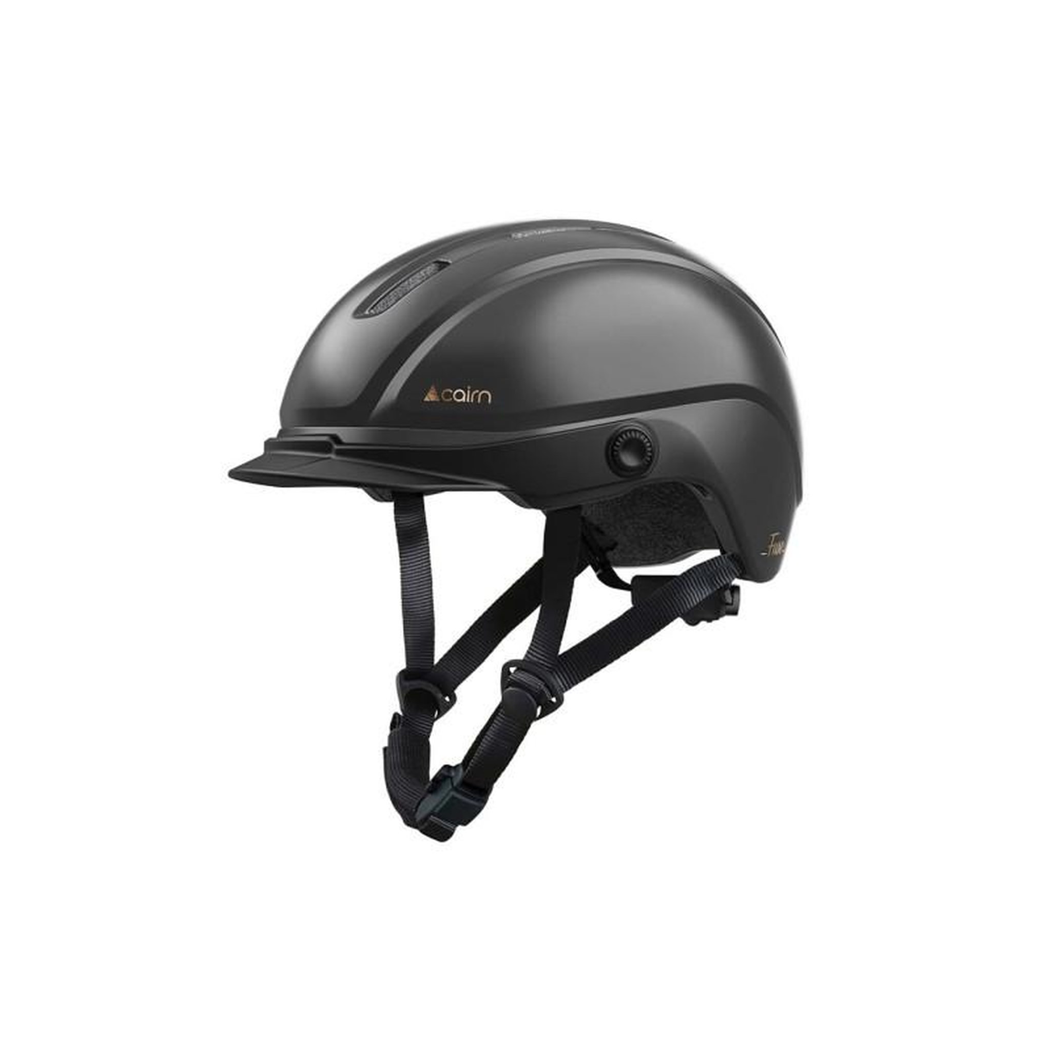 CAIRN Casque vélo Cairn Casque Urbain FUSE Mat Metallic noir taille M