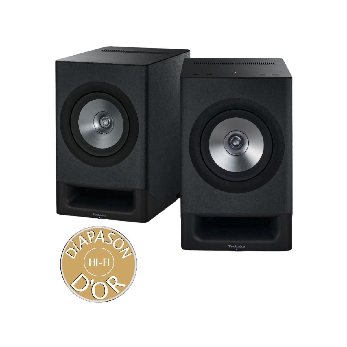 TECHNICS Enceinte bibliothèque active SC-CX700E-K