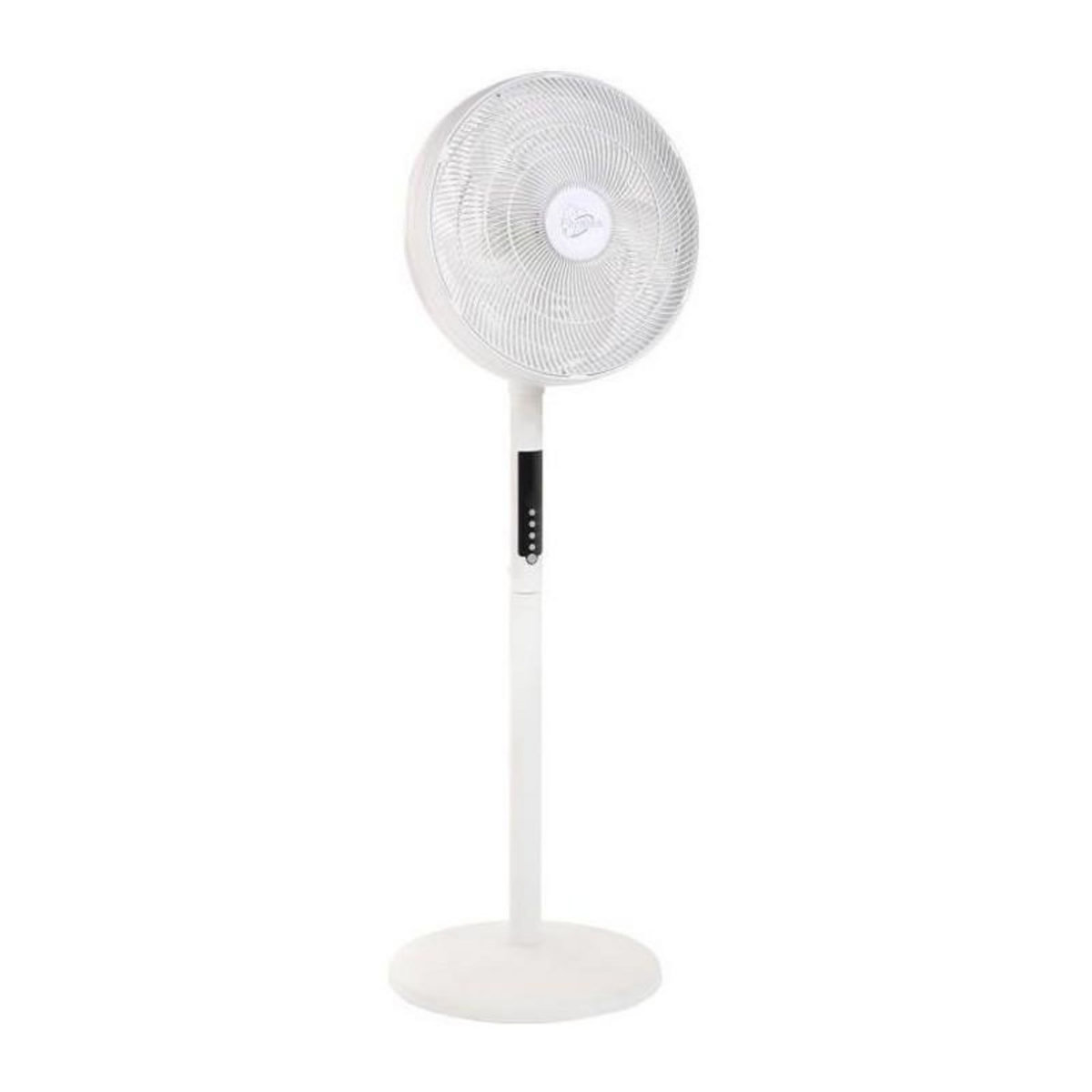 Farelek AIR-LIGHT RING - Ventilateur sur pied & Brasseur d'air blanc Ø40cm 70W avec couronne d'éclairage LED