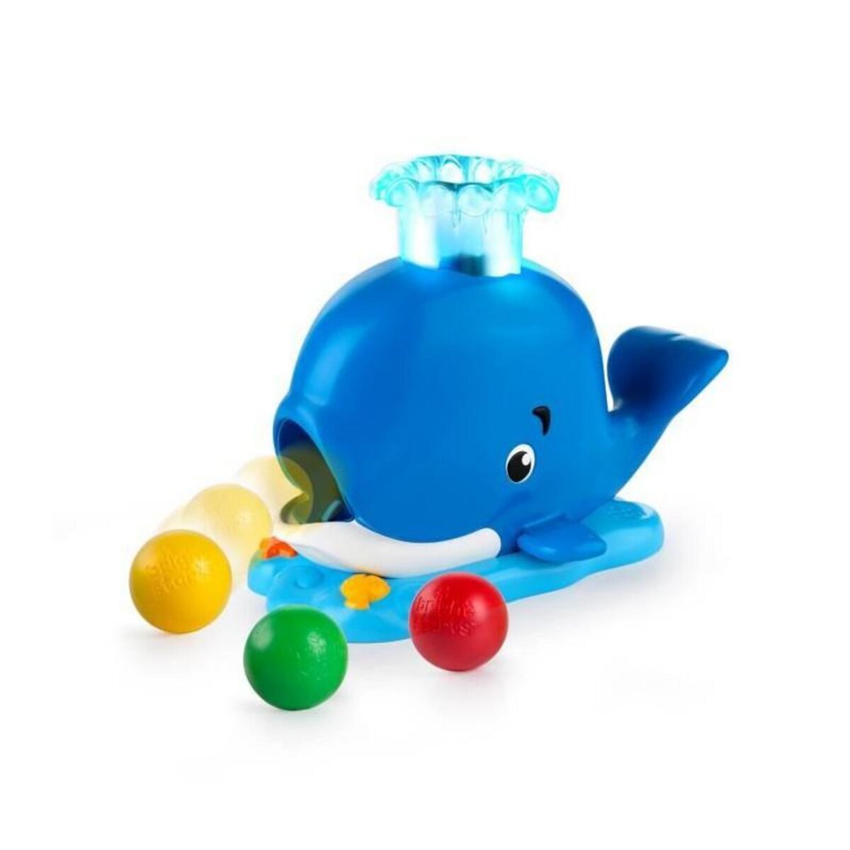 Bright Starts BRIGHT STARTS Jouet bébé et enfant, jets de balle, sons et lumieres, Baleine