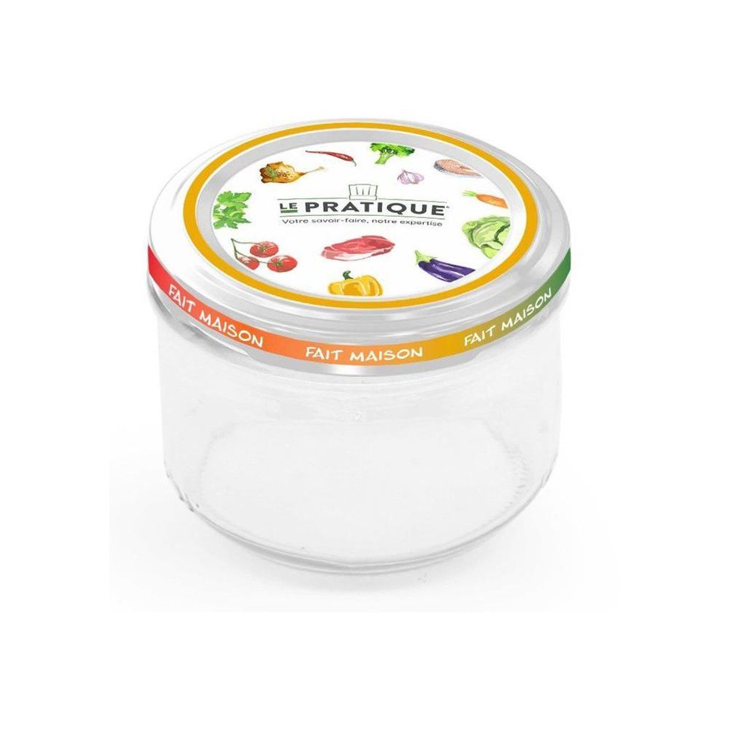 Bocaux stérilisables LE PRATIQUE 7515 200 ml Ø82 mm Pack de 6