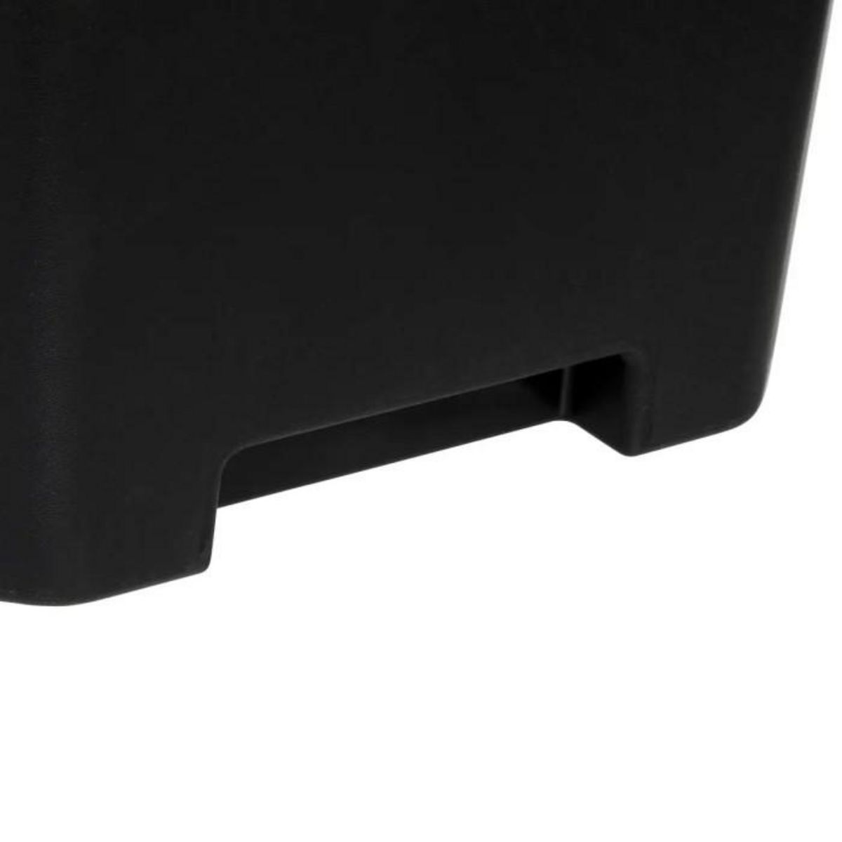 FIVE Poubelle de Tri  Empilable  37L Noir