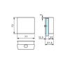 Voir la diapositive 2 : STREMLER ASSA ABLOY Gâche répétition pour verrou 1435 finition chromé mat STREMLER 1439.31.0