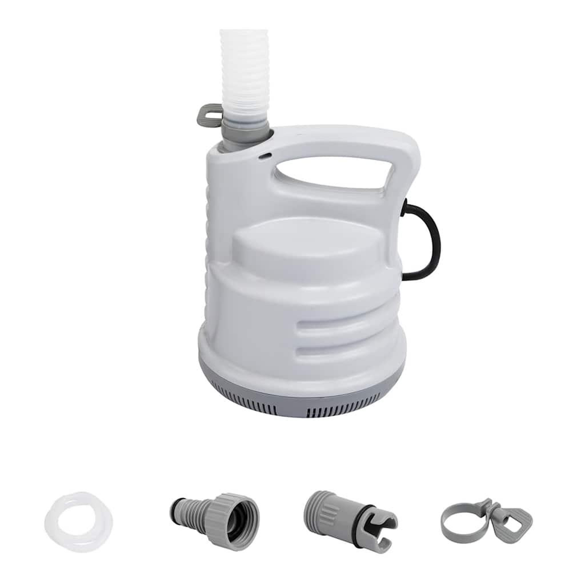 Voir la diapositive 2 : BESTWAY Bestway Pompe de vidange de piscine Blanc