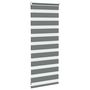 Voir la diapositive 4 : VIDAXL Store zebre gris fonce largeur du tissu 60,9 cm polyester