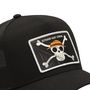 Voir la diapositive 3 : CAPSLAB Casquette trucker premium effet bambou One Piece Black Flag