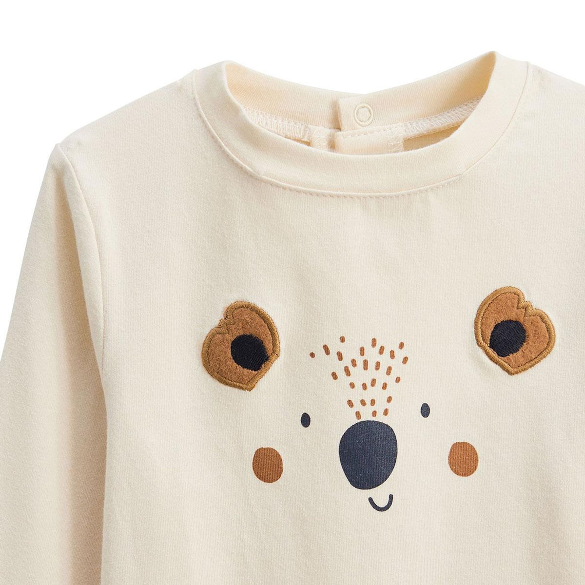 Petit Béguin Lot de 2 t-shirts enfant manches longues Constellation