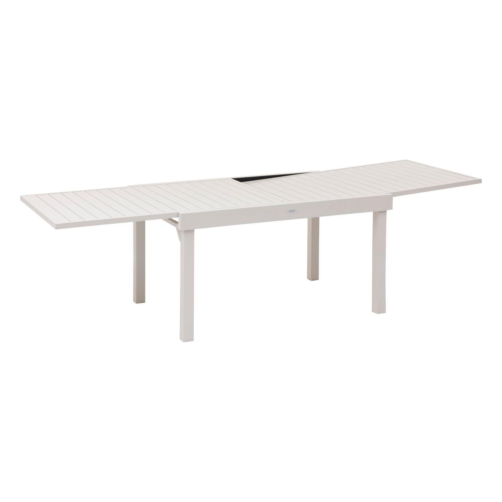 Voir la diapositive 4 : HESPERIDE Table de jardin extensible piazza en aluminium - 10 places