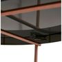 Voir la diapositive 5 : Paris Prix Table Basse Design en Verre  Rona  83cm Cuivre