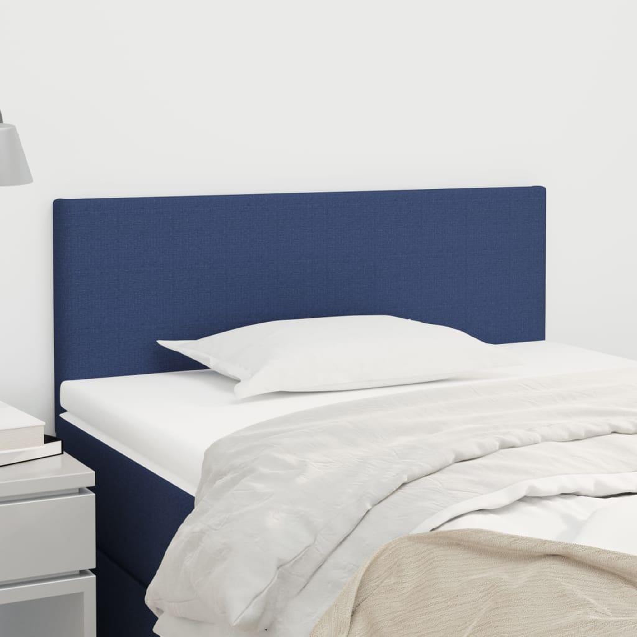 Voir la diapositive 1 : VIDAXL Tete de lit Bleu 80x5x78/88 cm Tissu
