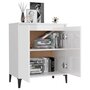 Voir la diapositive 3 : VIDAXL Buffet blanc brillant 60x35x70 cm bois d'ingenierie