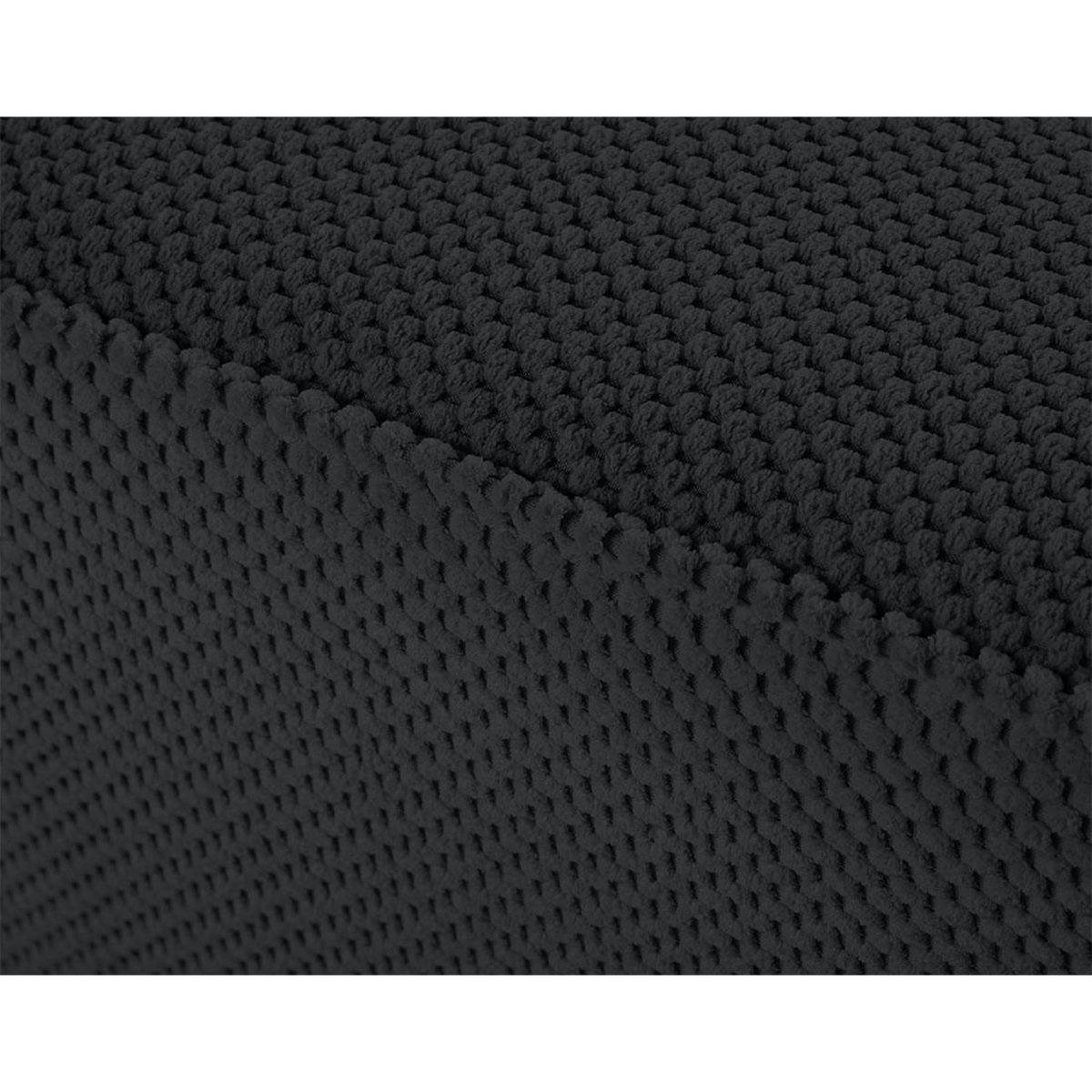 BEST MOBILIER Topaze - canapé droit 2 places - en velours texturé