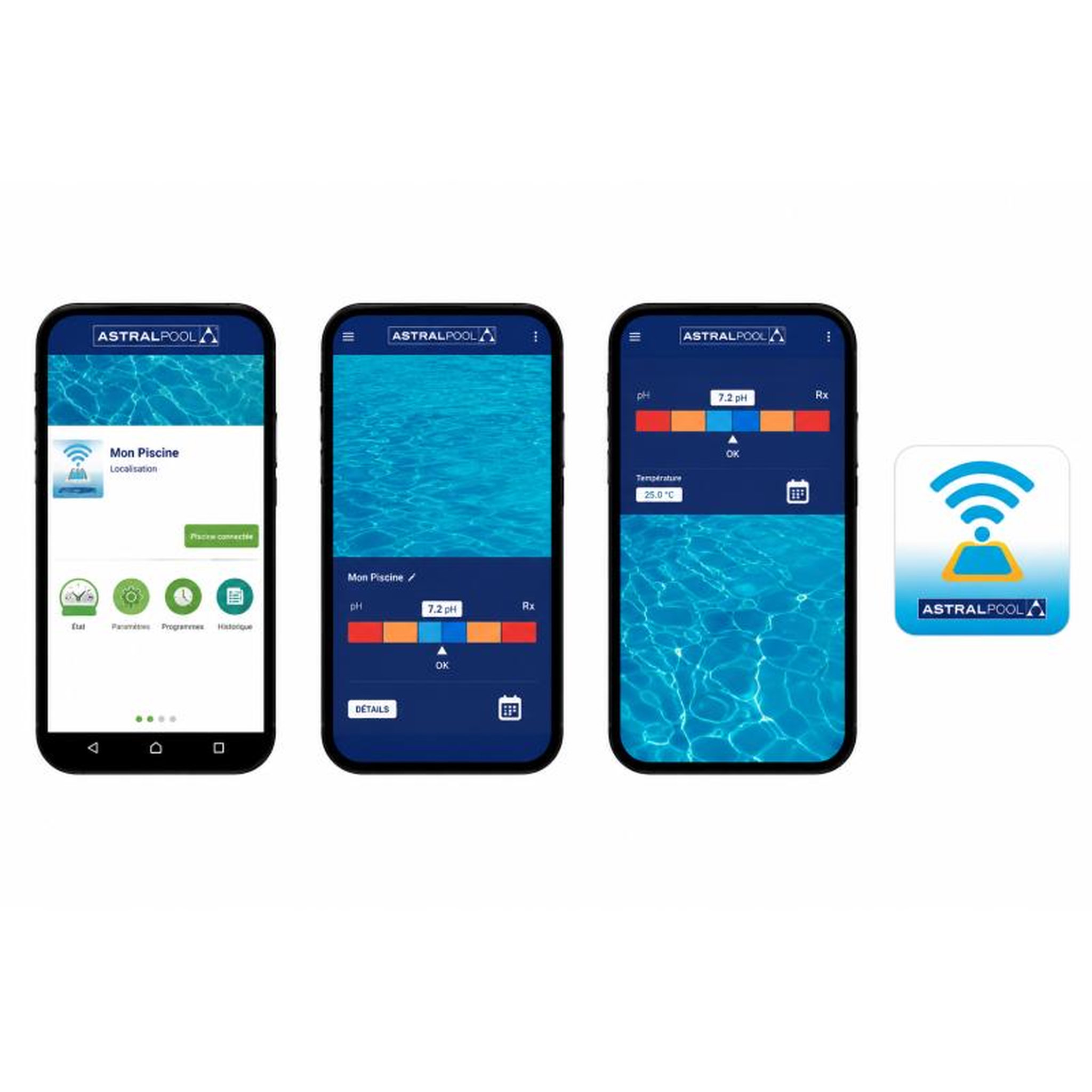 Voir la diapositive 2 : ASTRALPOOL Régulateur autonomme de ph ou rx connecté - s28aa0103g01