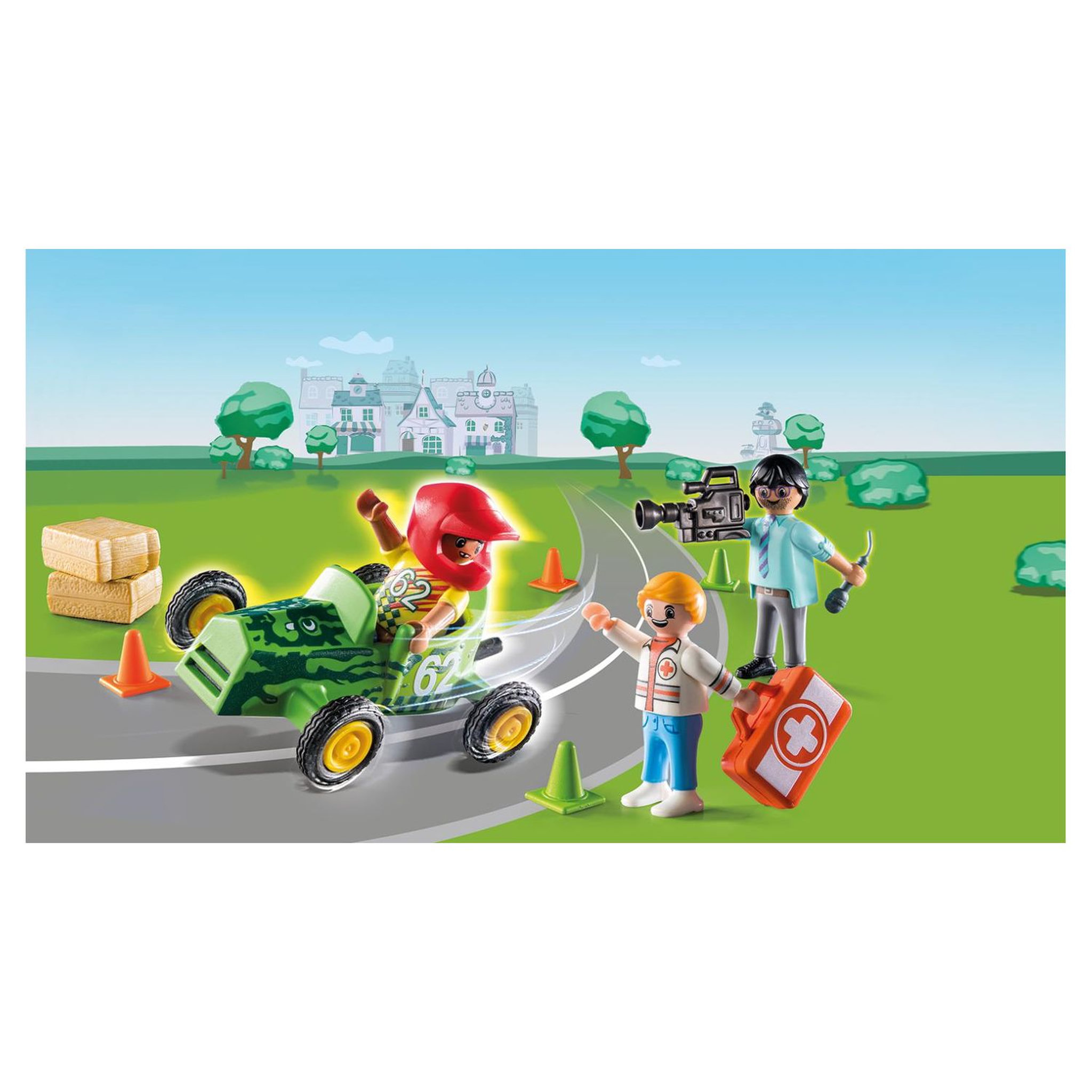 Voir la diapositive 4 : PLAYMOBIL Duck on call 70914 Secouriste et pilote