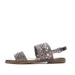XTI Sandales Argenté Femme Xti Plomb. Coloris disponibles : Gris
