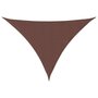 Voir la diapositive 2 : VIDAXL Voile de parasol Tissu Oxford triangulaire 5x6x6 m marron