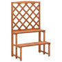 Voir la diapositive 1 : VIDAXL Support de plantes et treillis 70x42x115cm Bois de sapin massif