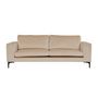 Voir la diapositive 2 : Paris Prix Canapé 3 Places en Velours  Bolero  215cm Beige