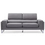 Voir la diapositive 2 : Paris Prix Canapé 3 Places Tissu  Ezekiel  198cm Gris Clair