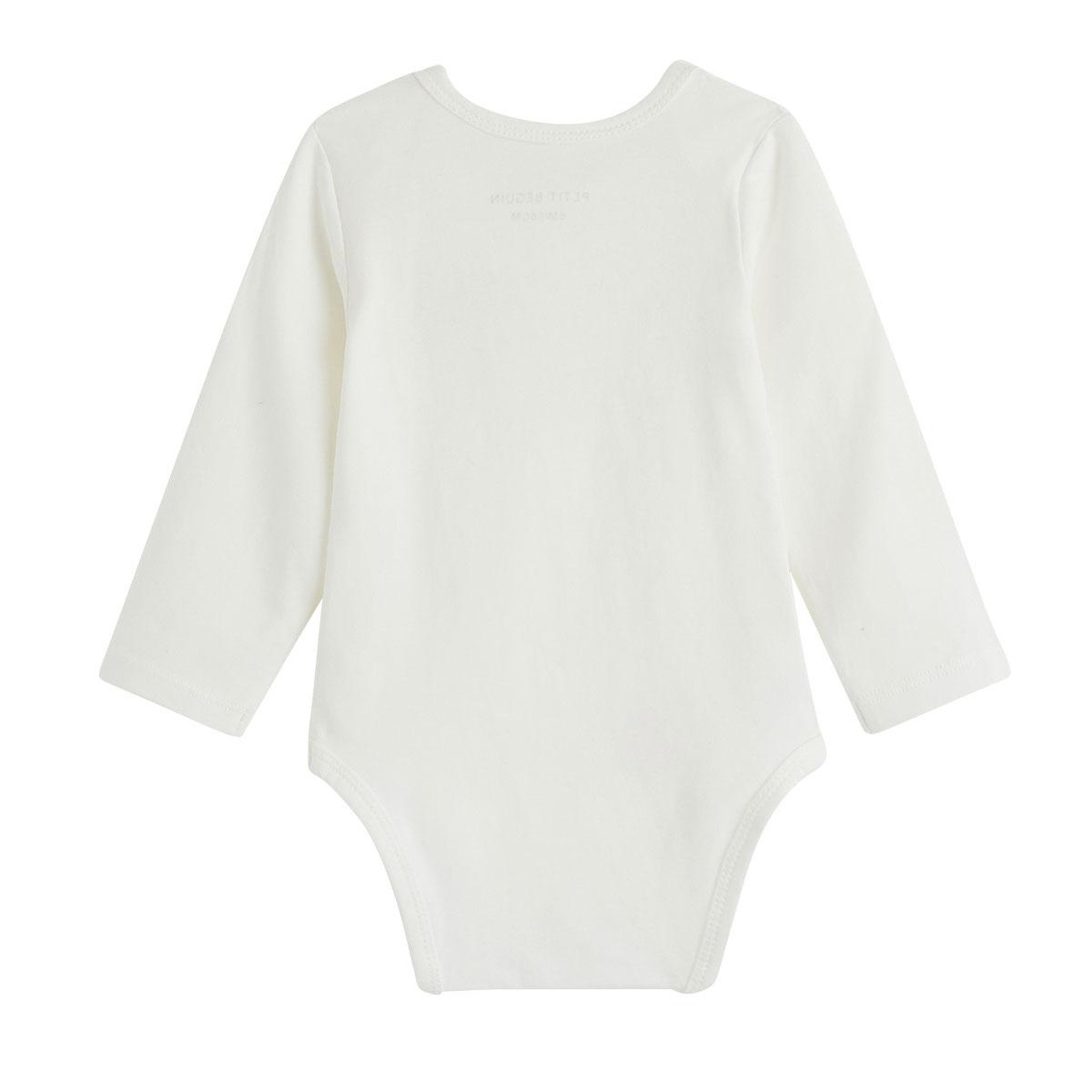 Voir la diapositive 4 : PETIT BEGUIN Lot de 2 bodies bébé manches longues harmony