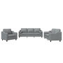 Voir la diapositive 2 : VIDAXL Ensemble de canapes 3 pcs coussins gris clair tissu