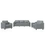 Voir la diapositive 2 : VIDAXL Ensemble de canapes 3 pcs coussins gris clair tissu