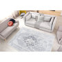 Voir la diapositive 4 : Paris Prix Tapis Tissé Doux Imprimé Vintage  Prayer  Gris