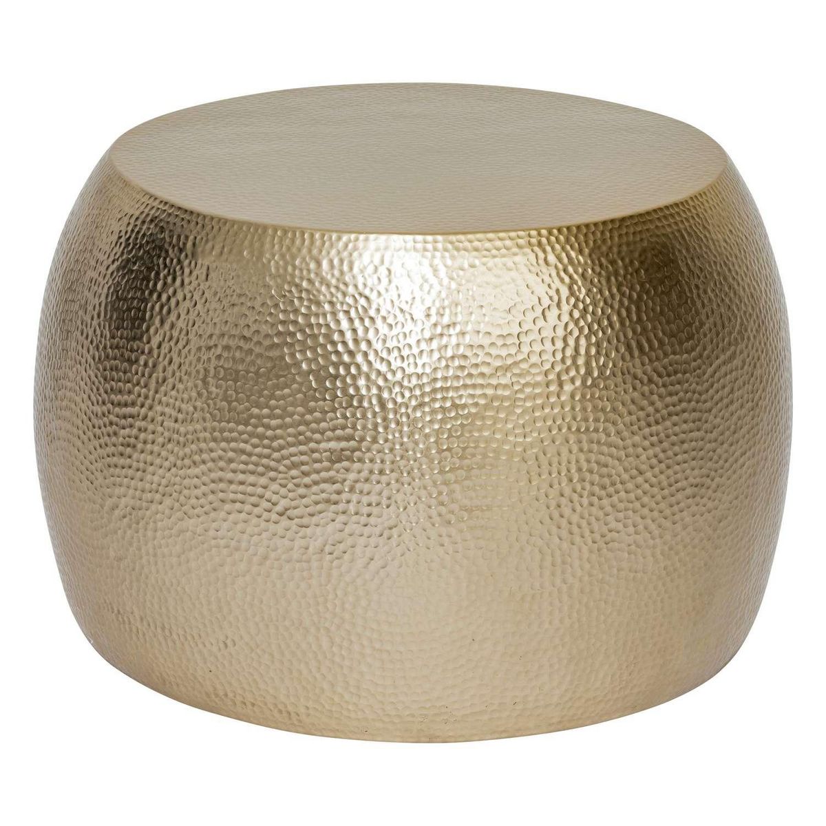 ATMOSPHERA Duo de tables basses en métal ISSAM - Doré