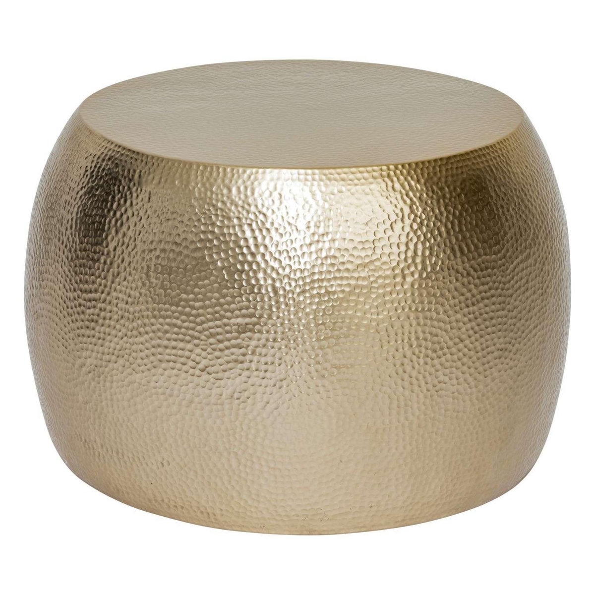 ATMOSPHERA Duo de tables basses en métal ISSAM - Doré