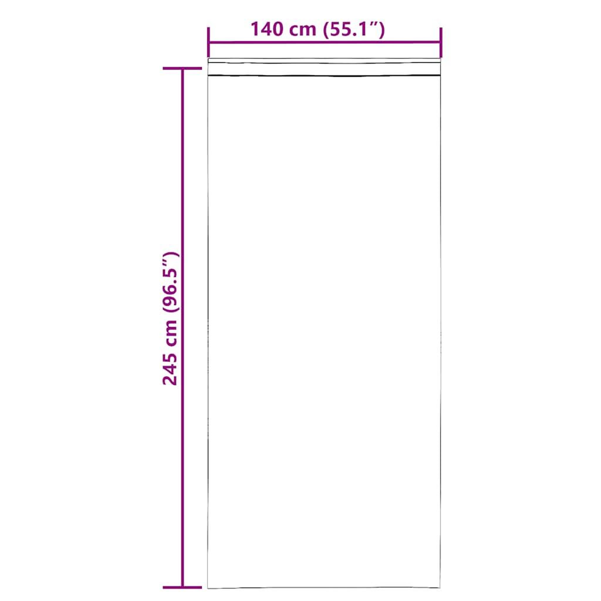 Voir la diapositive 6 : VIDAXL Rideaux en voile avec boucles 2 pcs turquoise 140x245 cm