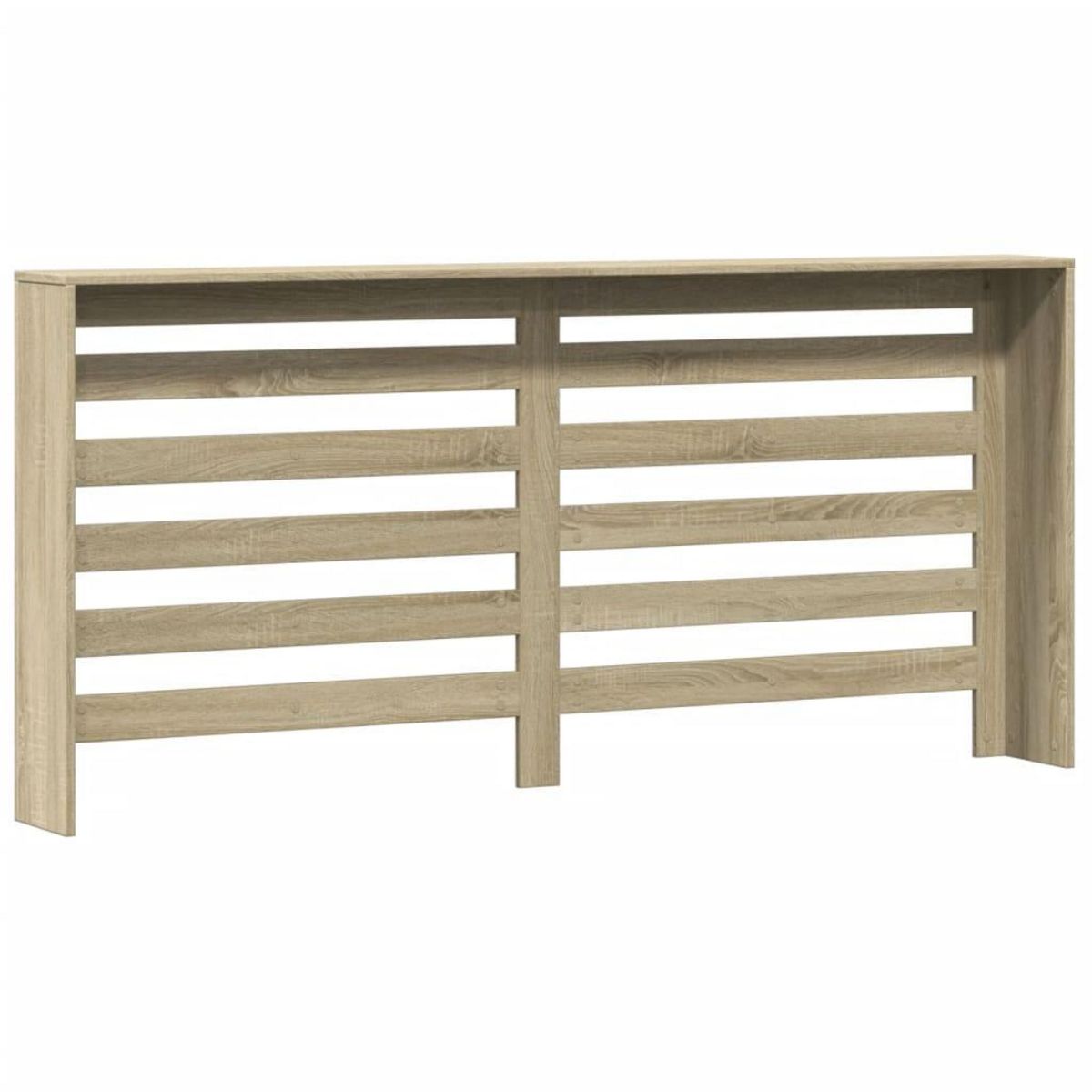 VIDAXL Cache-radiateur chene sonoma 175x20x82 cm bois d'ingenierie