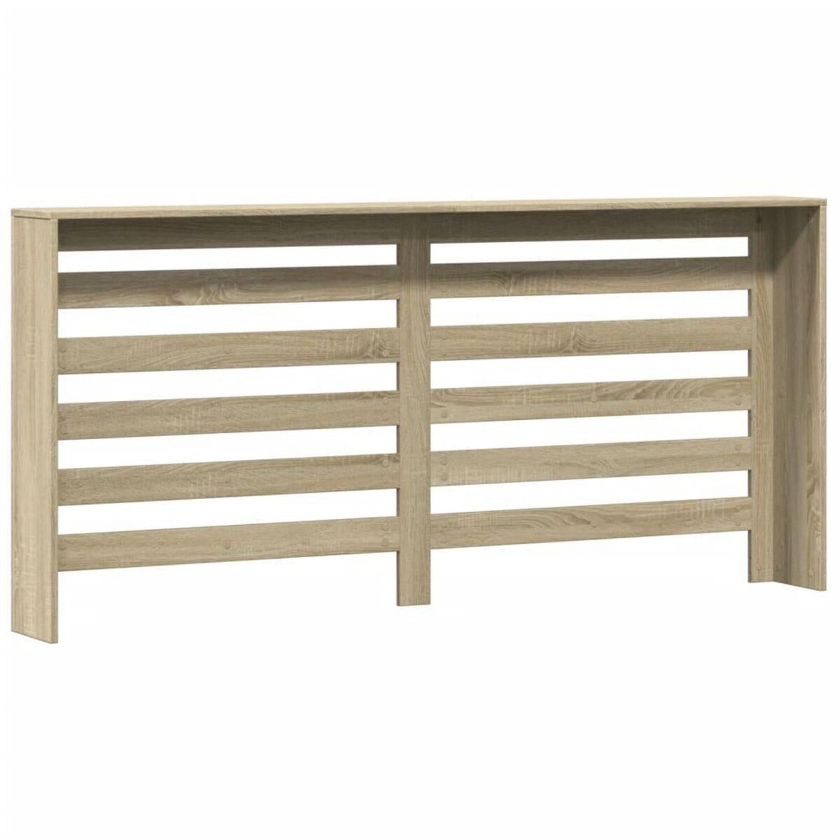 VIDAXL Cache-radiateur chene sonoma 175x20x82 cm bois d'ingenierie