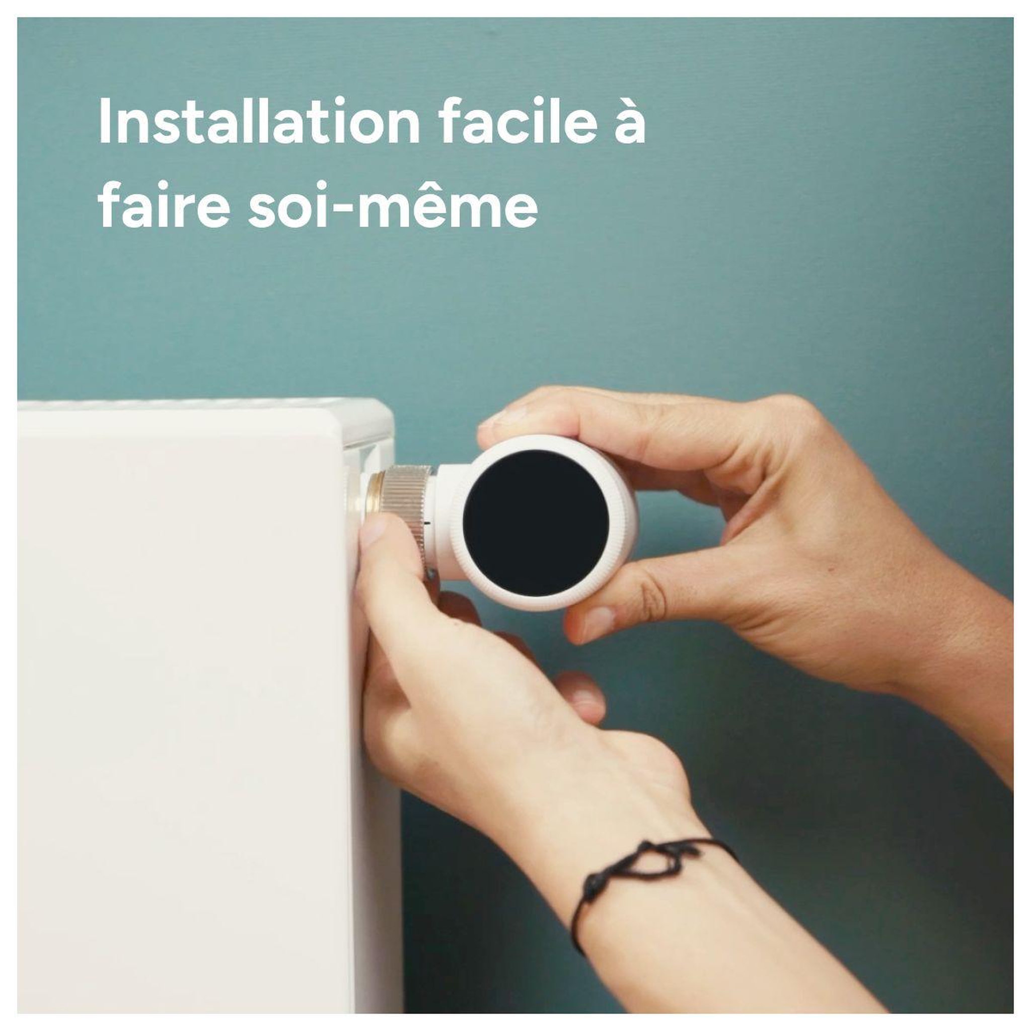 Voir la diapositive 5 : Tado Tête thermostatique connectée X pour radiateur