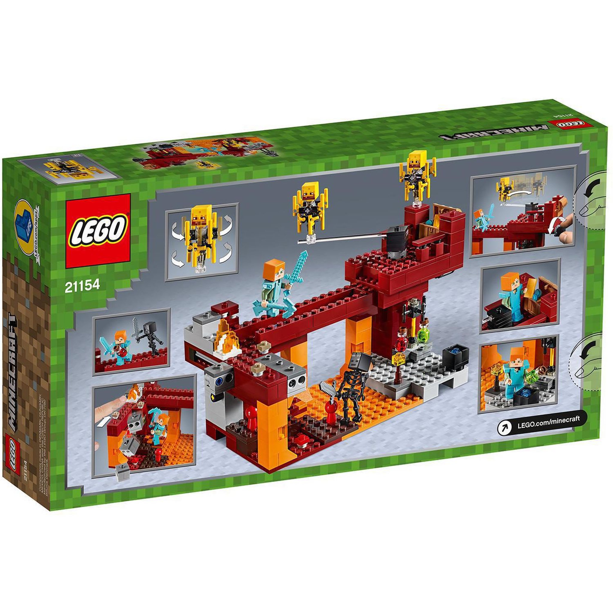 Voir la diapositive 8 : LEGO Minecraft 21154 - Le pont de Blaze