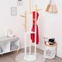 Voir la diapositive 3 : Paris Prix Porte-Manteaux Enfant  Kids  135cm Blanc