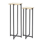 Paris Prix Lot de 2 sellettes  Loka  82cm Noir