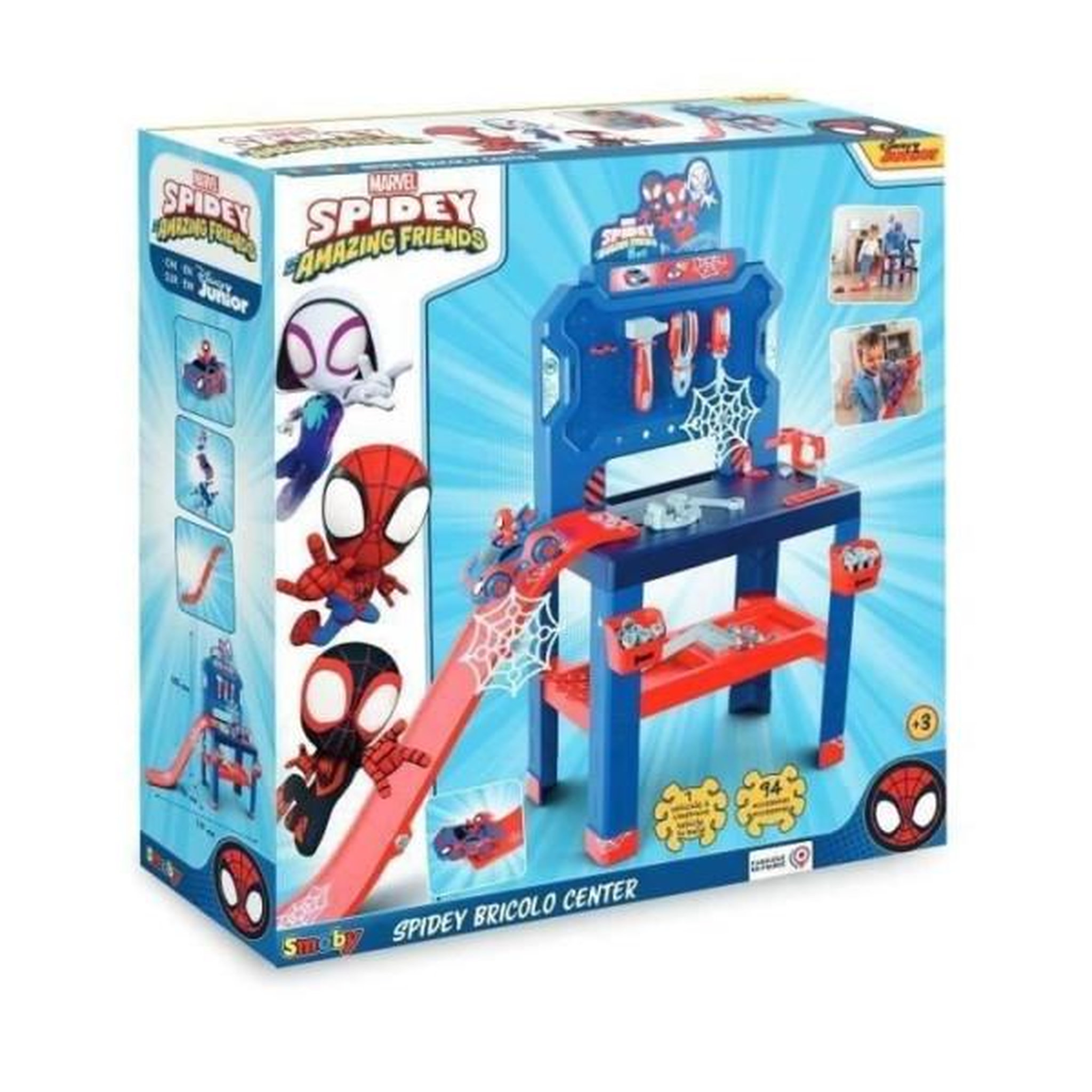 Voir la diapositive 6 : SMOBY Kit de Nettoyage et de Rangement Smoby bleu