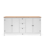Voir la diapositive 1 : CONCEPT USINE Buffet scandinave avec rangements 180cm SKADAR