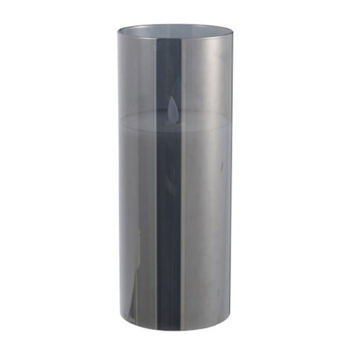 Paris Prix Lampe à Poser en Verre Led  Bright  25cm Gris