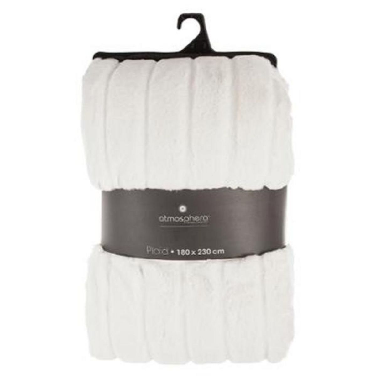 ATMOSPHERA Plaid Fourrure  Manoir  180x230cm Blanc