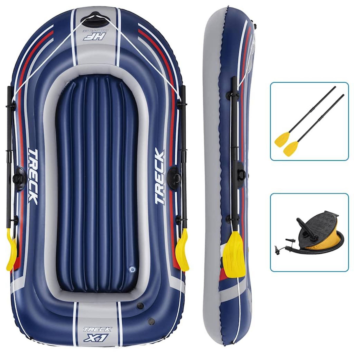BESTWAY Bestway Canot gonflable Hydro-Force avec pompe et rames Bleu